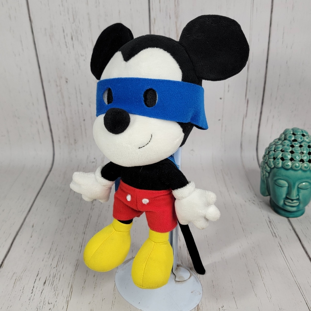 Hallmark Disney Mickey Mouse Super Hero Vintage Plush Stiffed Toy Small